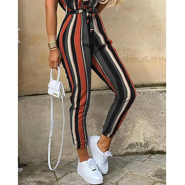 Reva Stripe Jumpsuit