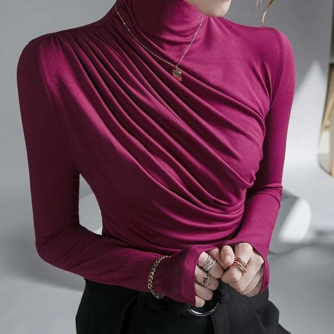 Velina Drape Blouse