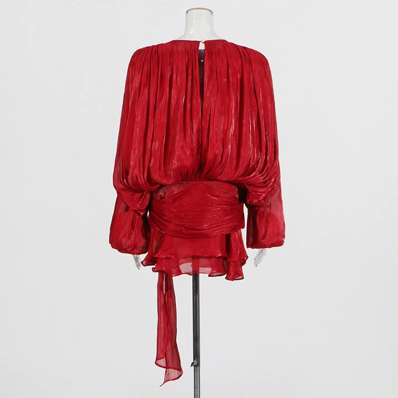 Silken Drape Dress
