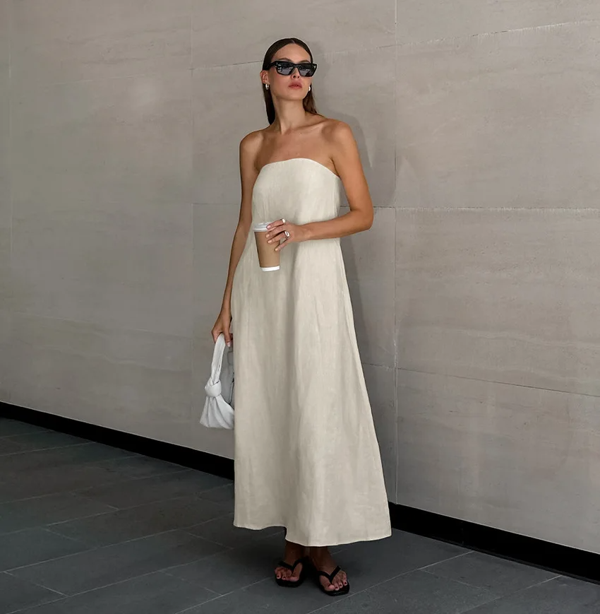 Éline Strapless Dress