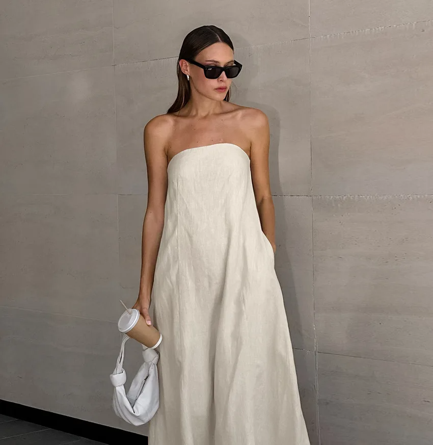 Éline Strapless Dress
