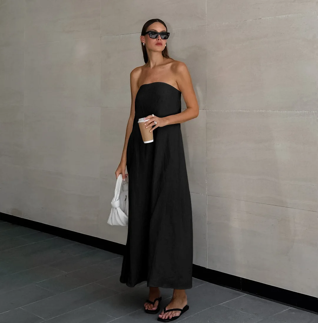Éline Strapless Dress
