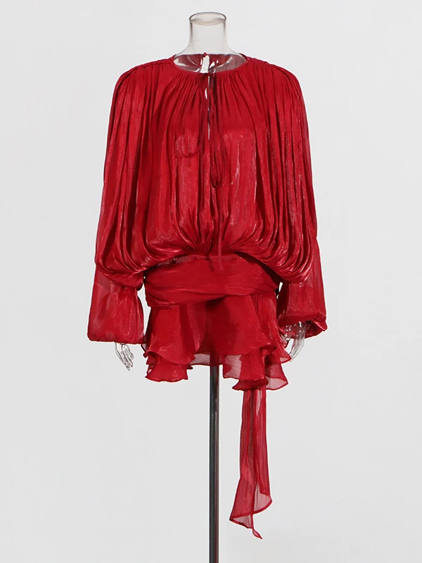 Silken Drape Dress
