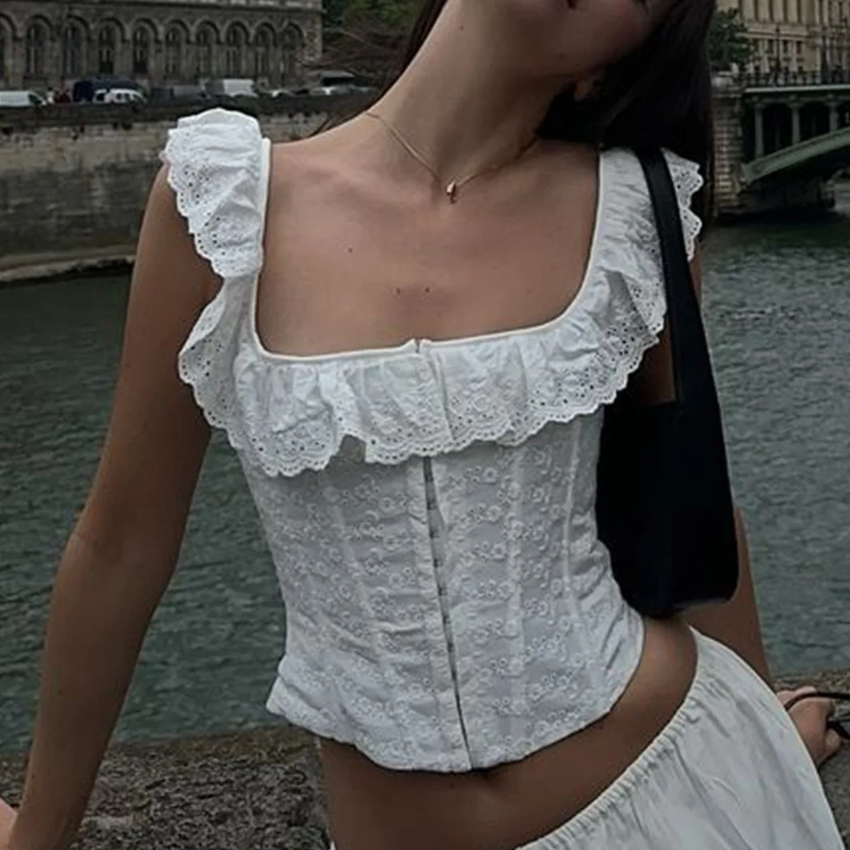 Rivage Eyelet Top