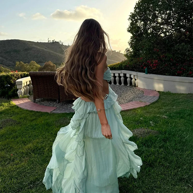 Serenna Ruffle Gown