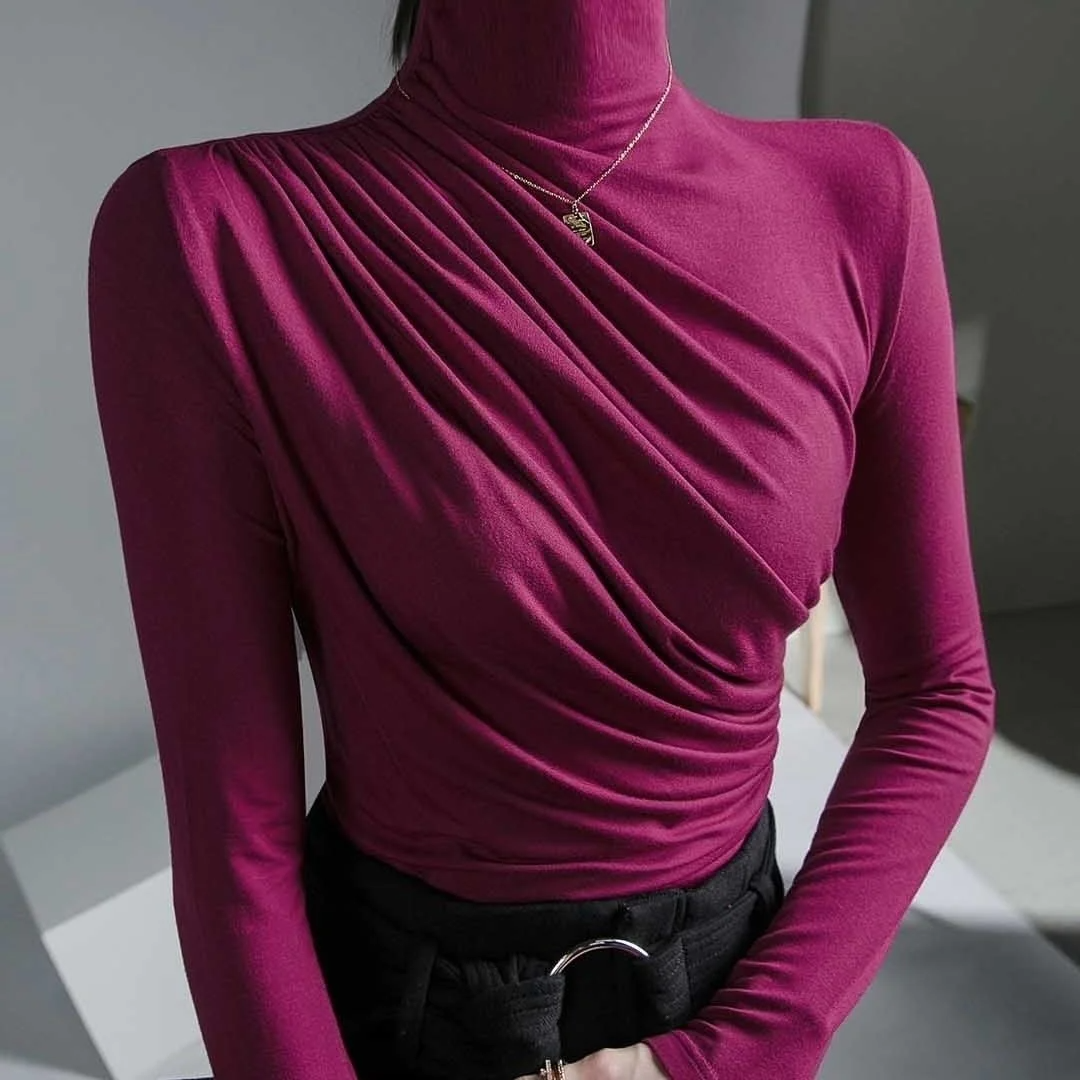 Velina Drape Blouse