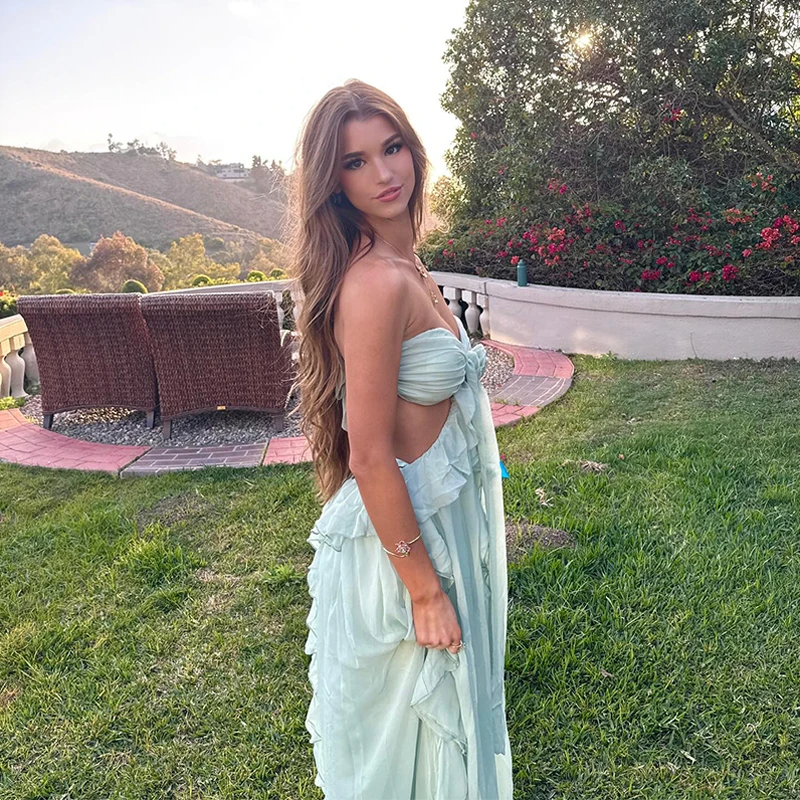 Serenna Ruffle Gown