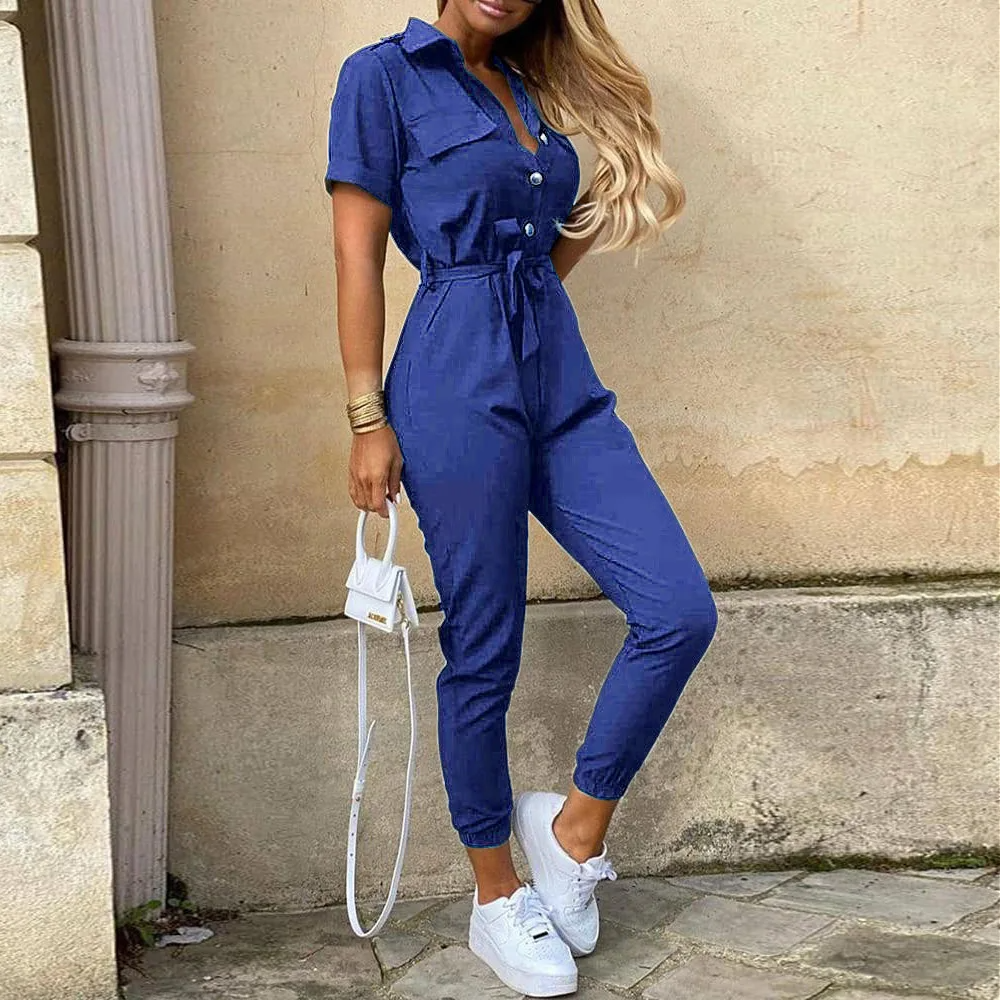 Reva Stripe Jumpsuit