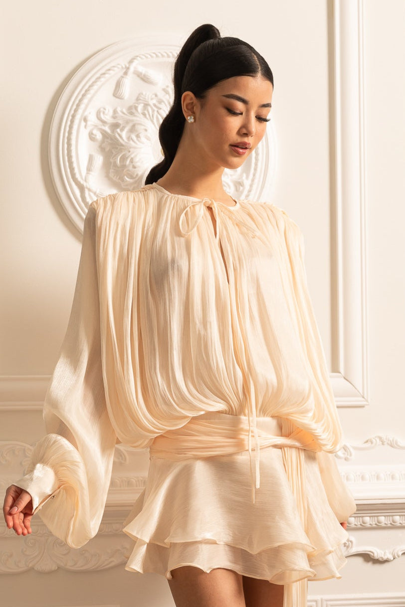 Silken Drape Dress
