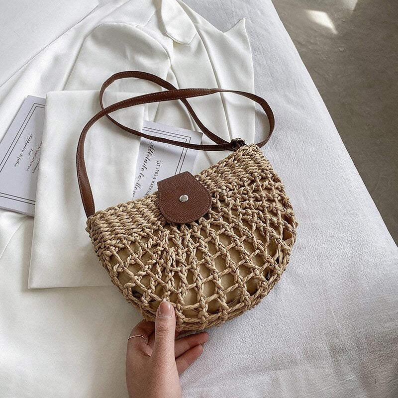 Isla Straw Purse