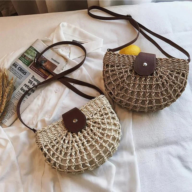 Isla Straw Purse