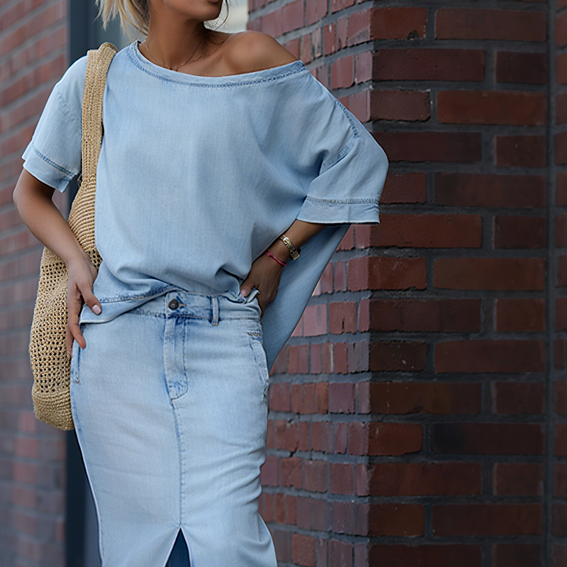 Aria Denim Set