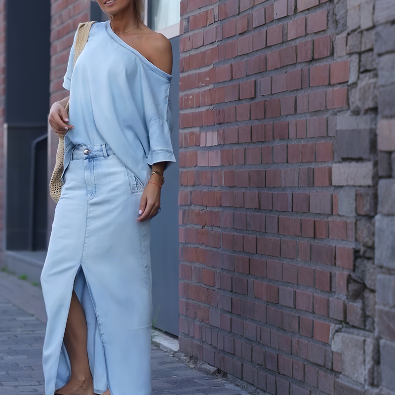 Aria Denim Set